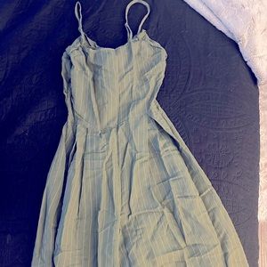 Green pin striped Jumpsuit